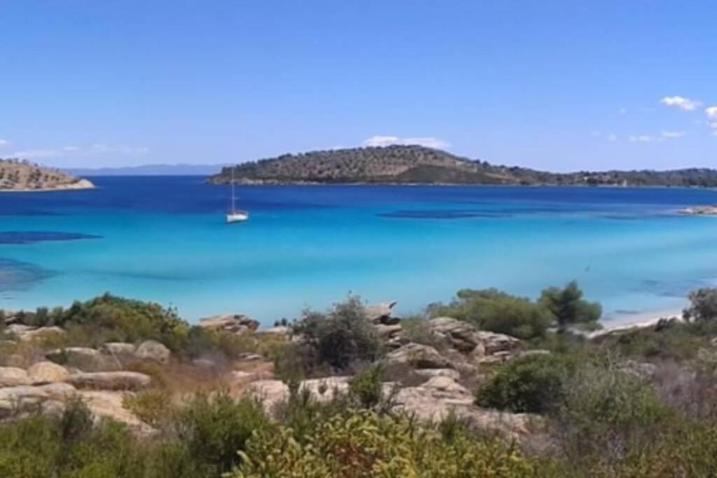 Havikee, Private Beach Villa! Ormos Panagias Exterior photo